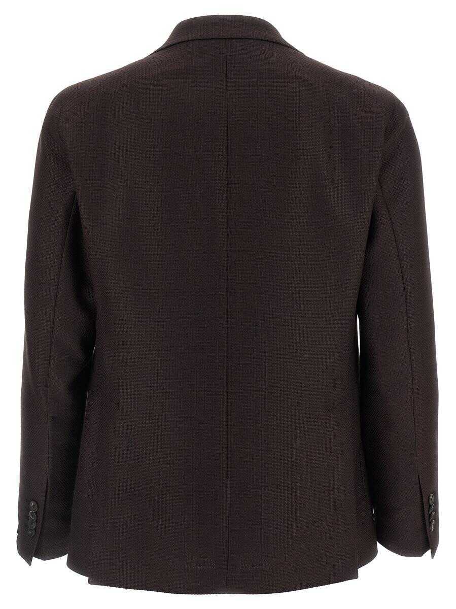 Sacouri Tagliatore Tagliatore Micro Squares Blazer Red Barbati (BM 18506112) 2