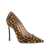 Casadei 'Malesia' Brown Pumps With High Stiletto Heel And Leopard Motif In Suede Woman BROWN