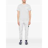 Tricouri Stone Island pentru Barbati - Tricouri Stone Island Stone Island Logo Cotton T-Shirt GREY Barbati (BM 18506160) - B-mall.ro