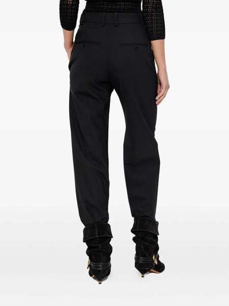 Pantaloni casual Isabel Marant Isabel Marant Lisetta Pant Black Femei (BM 18506703) 4