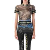 Tricouri Ottolinger Mesh Tshirt Zip Femei