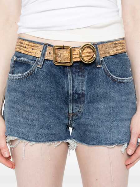 Pantaloni casual FRAME Frame The Hang Short RAFALE BLU E Femei (BM 18506766) 5