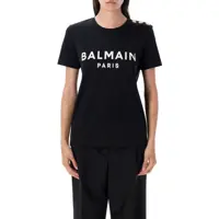 Tricouri Balmain Printed Logo T-Shirt Femei