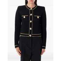 Cardigane Balmain Textured Knit Cardigan Femei