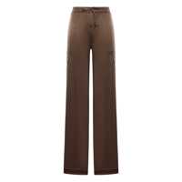 Pantaloni casual Tom Ford Stretch Silk Satin Cargo Pj Pants Femei