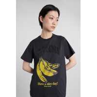 Tricouri Ganni T-Shirt Femei