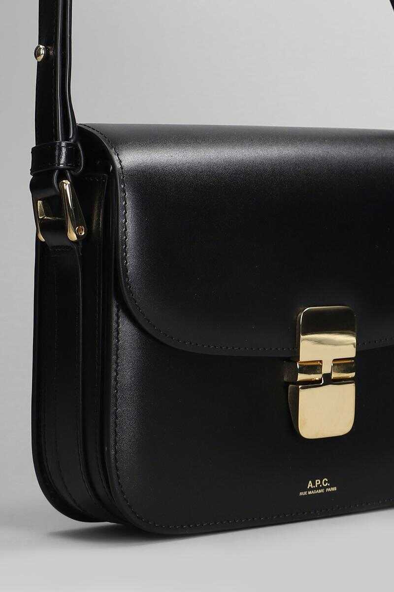Genti de umar A.P.C. A.P.C. Grace Small Shoulder Bag Black Femei (BM 18507477) 4