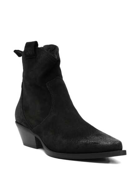 Bocanci Metisse Metisse Texan Ankle Boots Black Femei (BM 18507513) 2