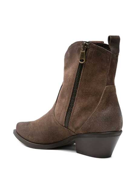 Bocanci Metisse Metisse Texan Ankle Boots Brown Femei (BM 18507537) 3