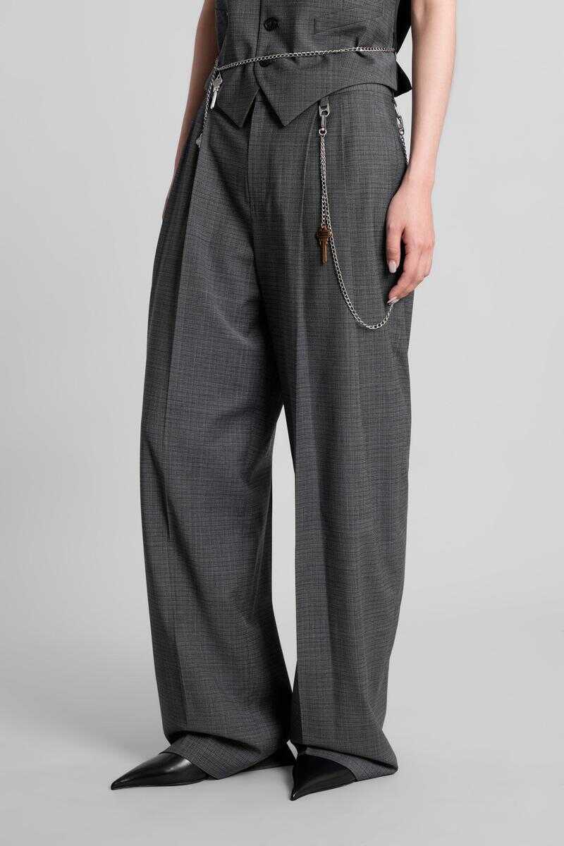 Pantaloni casual Alexander Wang Alexander Wang Pants GREY Femei (BM 18507546) 4