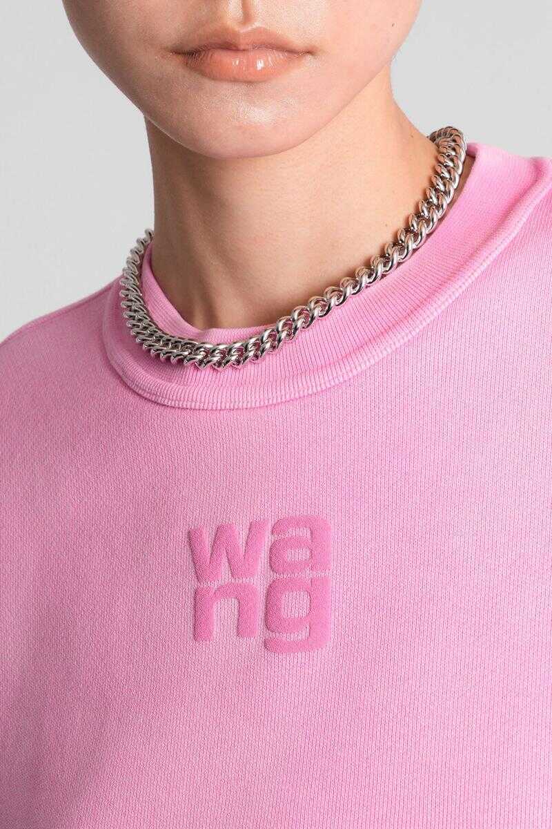 Pulovere Alexander Wang Alexander Wang Sweatshirt Pink Femei (BM 18507567) 5