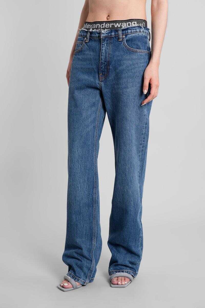 Blugi Alexander Wang Alexander Wang Jeans BLUE Femei (BM 18507573) 4