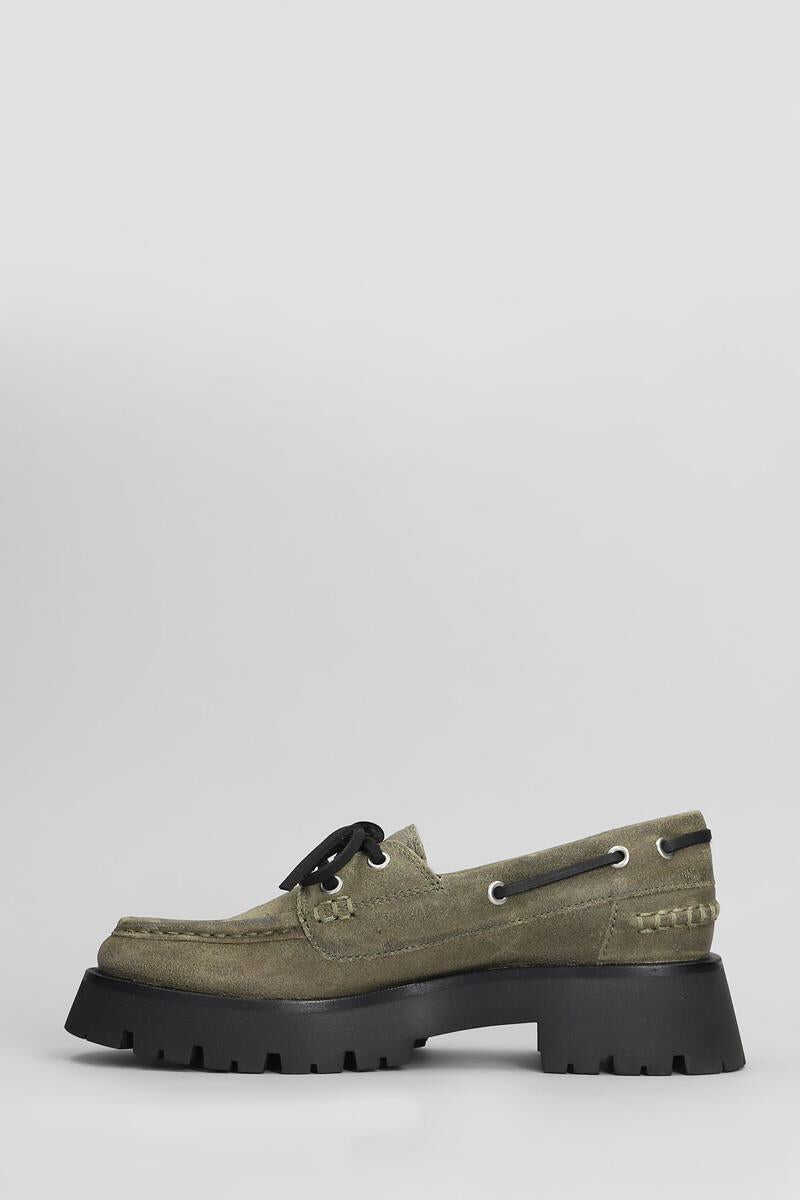 Mocasini Alexander Wang Alexander Wang Carson Boat Loafers GREEN Femei (BM 18507582) 3