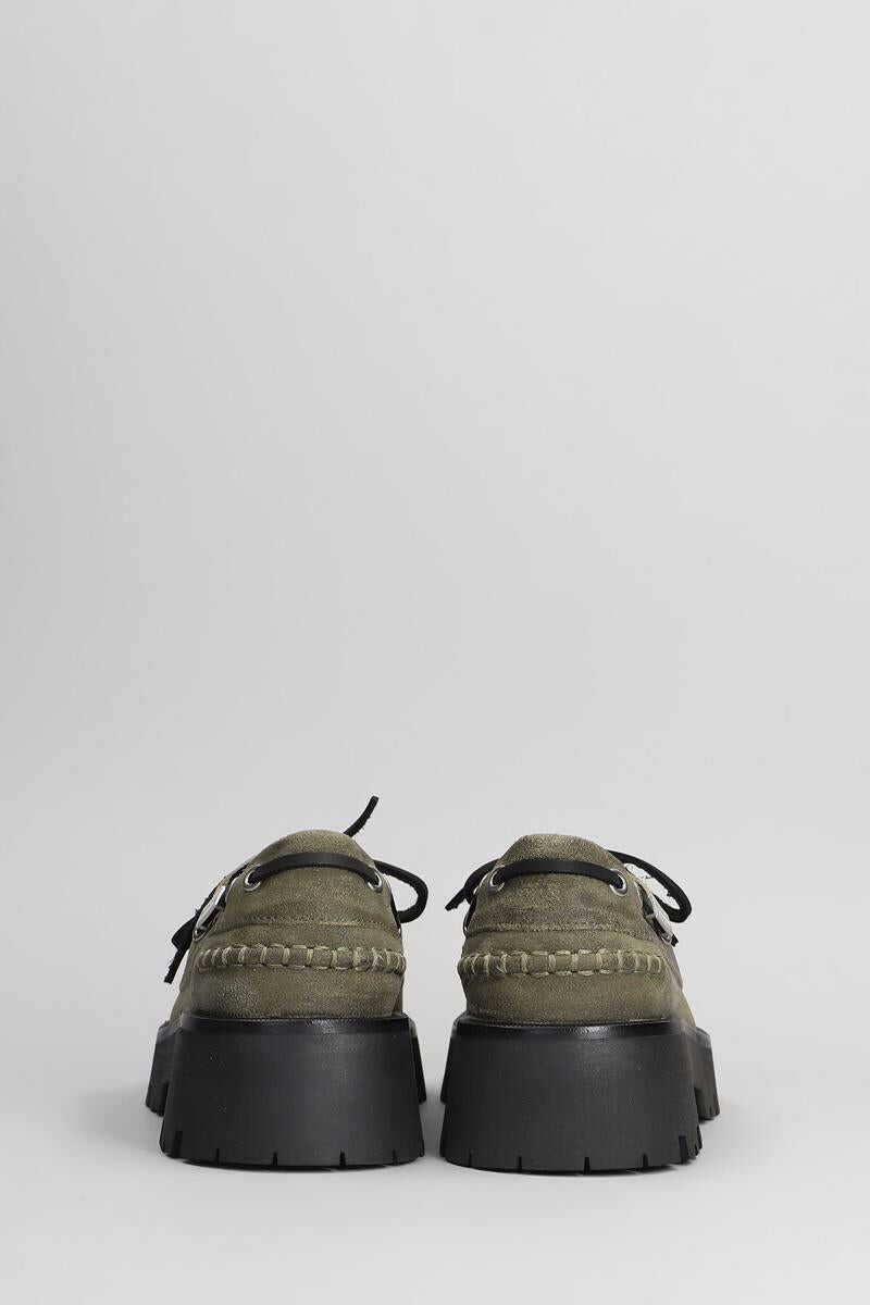 Mocasini Alexander Wang Alexander Wang Carson Boat Loafers GREEN Femei (BM 18507582) 4