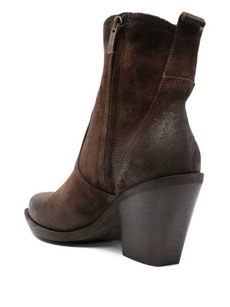 Bocanci Metisse Metisse Texan Ankle Boots Brown Femei (BM 18507594) 3