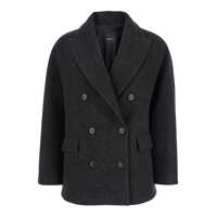 Geci Short Check Peacoat Double Breasted Femei