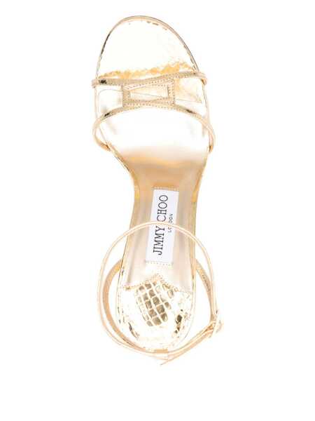 Sandale Jimmy Choo Jimmy Choo 1998 Leo Sandals GOLD Femei (BM 18507612) 4