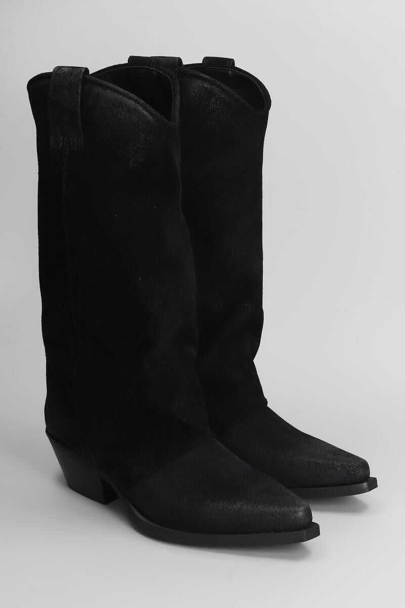 Bocanci Metisse Metisse Texan Boots Black Femei (BM 18507648) 2