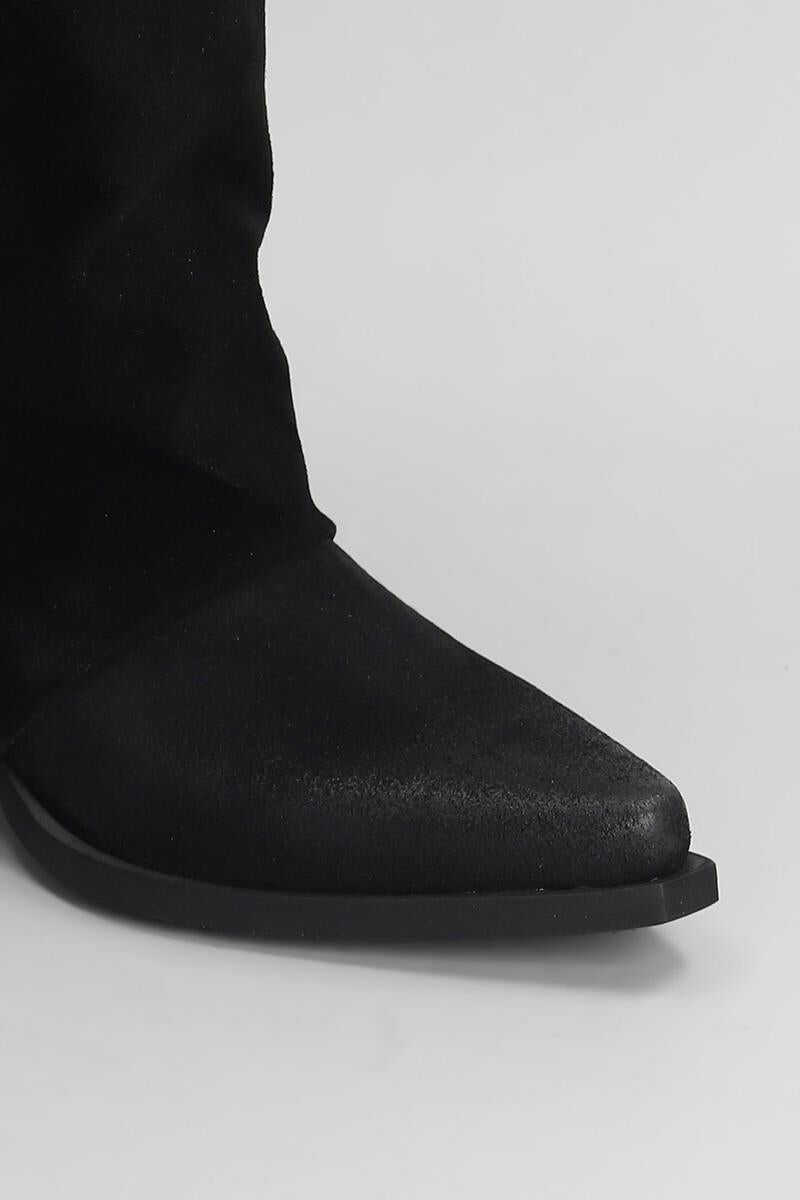 Bocanci Metisse Metisse Texan Boots Black Femei (BM 18507648) 5