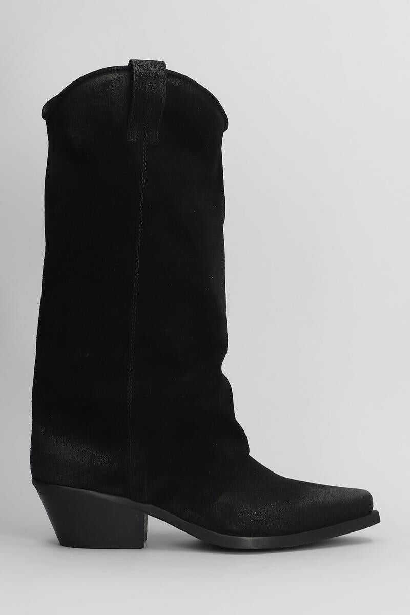 Bocanci Metisse Metisse Texan Boots Black Femei (BM 18507648) 1