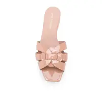 Sandale Saint Laurent Dama - Sandale Saint Laurent Saint Laurent Tribute Leather Flat Sandals POWDER Femei (BM 18507900) - B-mall.ro