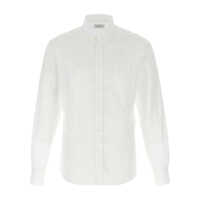 Camasi Salvatore Ferragamo 'Gancini' Jacquard Shirt Barbati