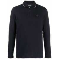 Tricouri Polo Emporio Armani Logo Cotton Polo Shirt Barbati