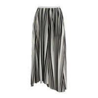 Fuste Philosophy Di Lorenzo Serafini Long Asymmetrical Striped Skirt Femei