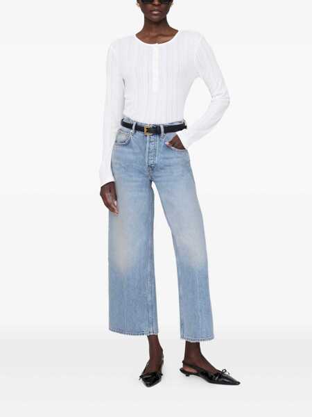 Topuri ANINE BING Anine Bing T-Shirts And Polos WHITE Femei (BM 18508674) 2