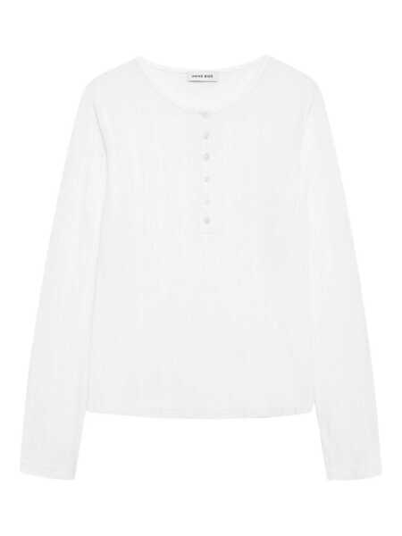 Topuri ANINE BING Anine Bing T-Shirts And Polos WHITE Femei (BM 18508674) 1