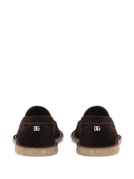 Mocasini Dolce & Gabbana Dolce & Gabbana Suede Moccasin From The New Florio Line EBONY Barbati (BM 18508761) 3