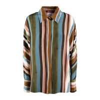 Camasi Max Mara Shirt In Patterned Crepe De Chine Femei