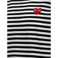 Tricouri Comme des Garçons pentru Barbati - Tricouri Comme des Garons Comme Des Garons Play Logo Patch Stripes T-Shirt Multicolor Barbati (BM 18509097) - B-mall.ro