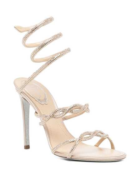 Sandale Rene Caovilla Ren Caovilla Braid Cleo Sandals Beige Femei (BM 18509409) 2