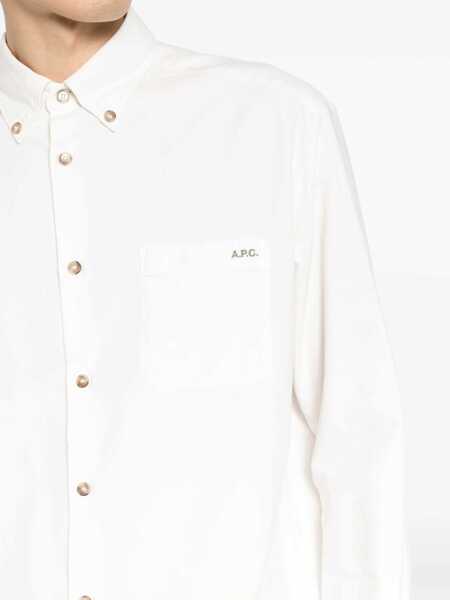 Camasi A.P.C. A.P.C. Shirts WHITE Barbati (BM 18509547) 5