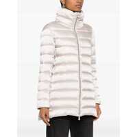 Geci de iarna Save the Duck Dama - Geci de iarna Save the Duck Lydia Beige Down Jacket With High Neck And Logo Patch On The Sleeve In Tech Fabric Woman Beige Femei (BM 18509661) - B-mall.ro