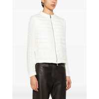Pulovere Moncler Dama - Cardigane Moncler Moncler Cardigan With Padded Front Panel WHITE Femei (BM 18510465) - B-mall.ro