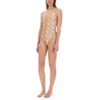 Costume de baie MISSONI BEACHWEAR Dama - Costume de baie MISSONI BEACHWEAR Missoni One-Shoulder Printed Tulle One-Piece Swimsuit MULTICOLOUR Femei (BM 18510984) - B-mall.ro