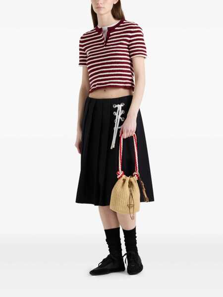 Tricouri Polo Prada Prada Polo STRIPPED Femei (BM 18511245) 2