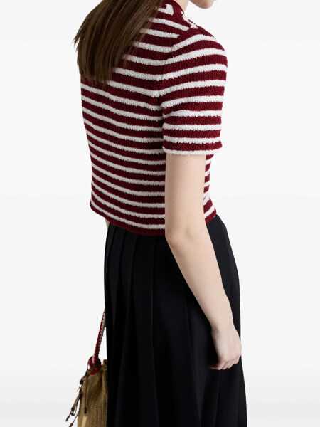 Tricouri Polo Prada Prada Polo STRIPPED Femei (BM 18511245) 5