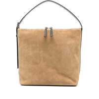 Genti de umar A.P.C. 'Vera' Beige Shoulder Bag With Top Handle And Zip Closure In Suede Woman