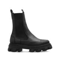 Bocanci Ganni Chelsea Mid Leather Boots Femei