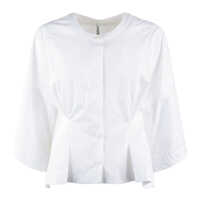 Camasi Liviana Conti Cotton Shirt With Pleats Femei