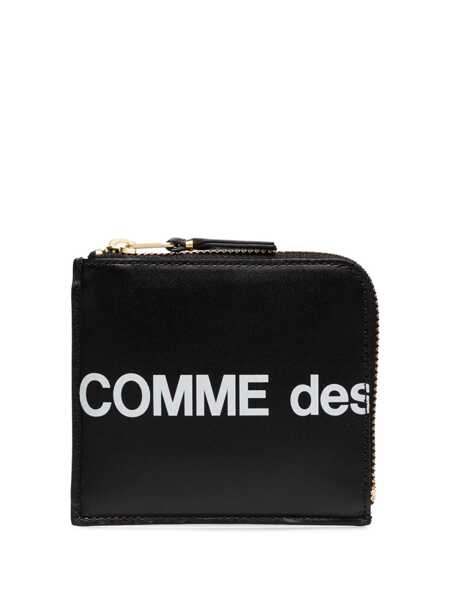 Portofele Comme des Garons Comme Des Garons Huge Logo Wallet Black Femei (BM 18511875) 1