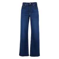 Blugi Blue Jeans With Logo Detail On The Pocket And Logo Patch On The Rear In Denim Woman Femei