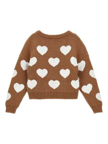 Pulovere Monnalisa COTTON WOOL SWEATER Brown Fete (BM 18512589) 2