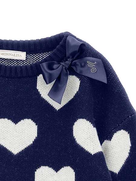 Pulovere Monnalisa COTTON WOOL SWEATER Blue Fete (BM 18512592) 3