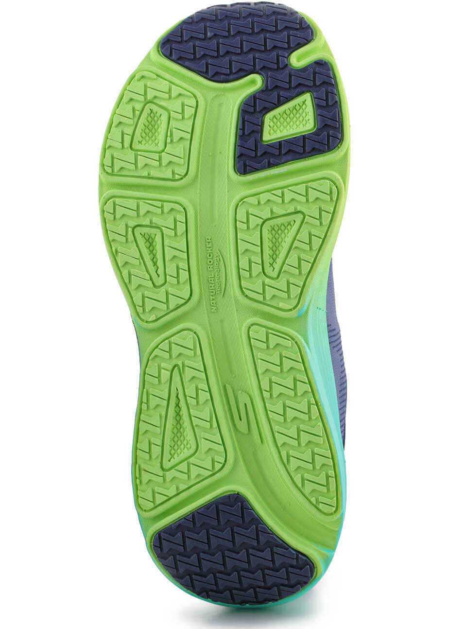 Sneakers SKECHERS Max Cushioning Slip-Ins Navy/Lime Navy Femei (BM 18512854) 7