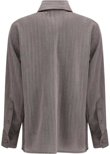 Camasi casual Golden Goose Virgin wool Shirt MAROON Femei (BM 18512914) 1