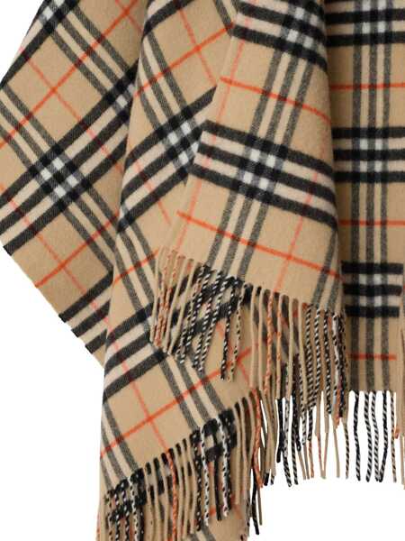 Paltoane Burberry Wool and cashmere Cape SAND Femei (BM 18512923) 2